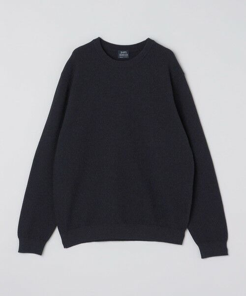SHIPS / シップス ニット・セーター | SHIPS:〈手洗い可能〉TEXBRID(R) コットン ウール ピケ クルーネック ニット | 詳細13