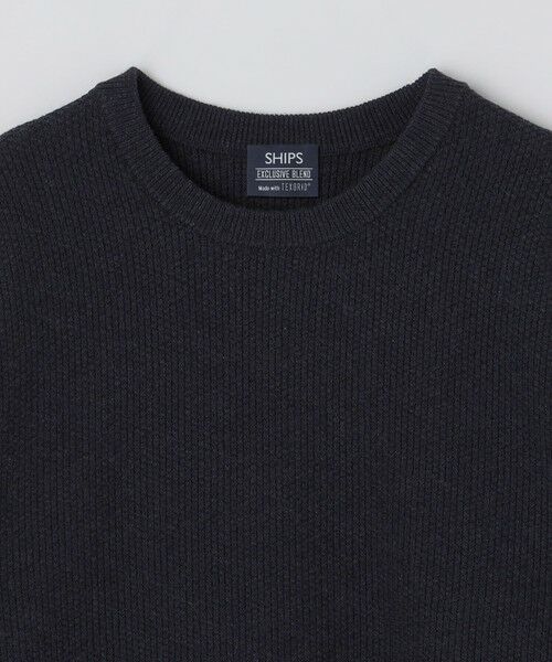 SHIPS / シップス ニット・セーター | SHIPS:〈手洗い可能〉TEXBRID(R) コットン ウール ピケ クルーネック ニット | 詳細15