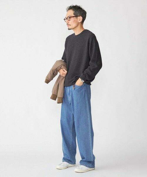 SHIPS / シップス ニット・セーター | SHIPS:〈手洗い可能〉TEXBRID(R) コットン ウール ピケ クルーネック ニット | 詳細6