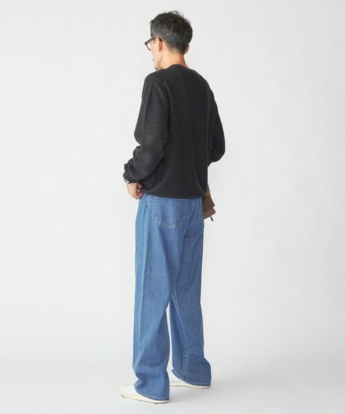 SHIPS / シップス ニット・セーター | SHIPS:〈手洗い可能〉TEXBRID(R) コットン ウール ピケ クルーネック ニット | 詳細7