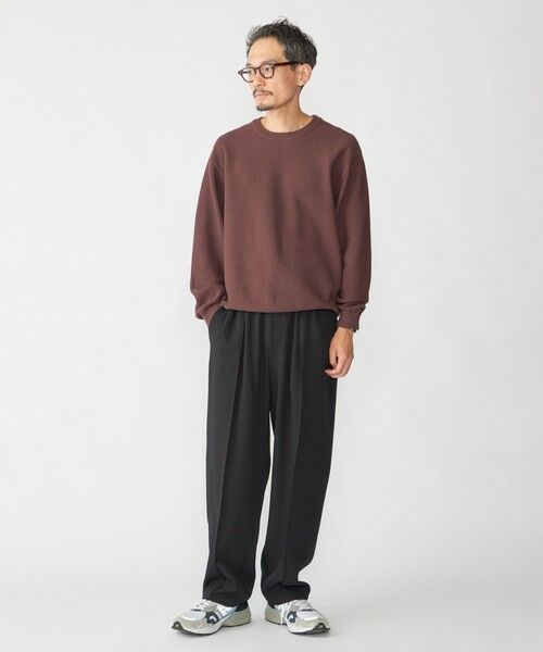 SHIPS / シップス ニット・セーター | SHIPS:〈手洗い可能〉TEXBRID(R) コットン ウール ピケ クルーネック ニット | 詳細19