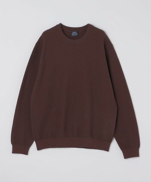 SHIPS / シップス ニット・セーター | SHIPS:〈手洗い可能〉TEXBRID(R) コットン ウール ピケ クルーネック ニット | 詳細21