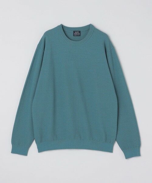 SHIPS / シップス ニット・セーター | SHIPS:〈手洗い可能〉TEXBRID(R) コットン ウール ピケ クルーネック ニット | 詳細25
