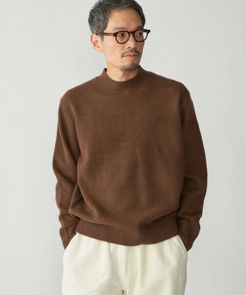 SHIPS / シップス ニット・セーター | SHIPS:〈手洗い可能〉7ゲージ ウール カシミヤ ボイル モックネック | 詳細15