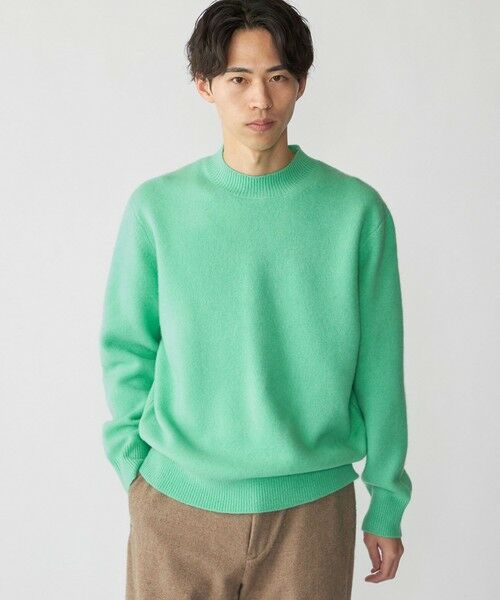 SHIPS / シップス ニット・セーター | SHIPS:〈手洗い可能〉7ゲージ ウール カシミヤ ボイル モックネック | 詳細20
