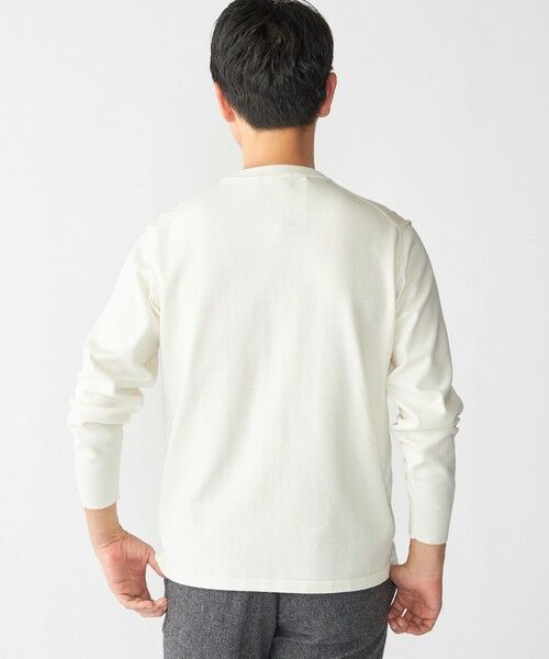 SHIPS / シップス ニット・セーター | SHIPS:〈洗濯機可能〉コットン ウール TEXBRID(R) クルーネック プルオーバー ニット | 詳細2