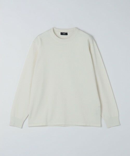 SHIPS / シップス ニット・セーター | SHIPS:〈洗濯機可能〉コットン ウール TEXBRID(R) クルーネック プルオーバー ニット | 詳細10