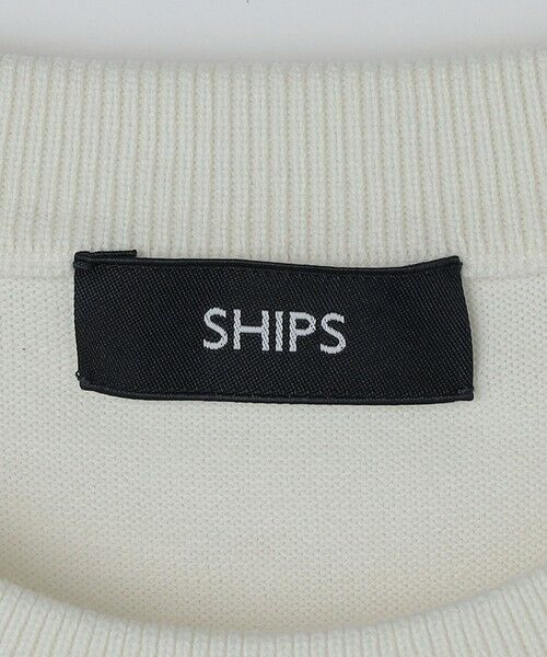 SHIPS / シップス ニット・セーター | SHIPS:〈洗濯機可能〉コットン ウール TEXBRID(R) クルーネック プルオーバー ニット | 詳細14