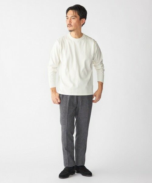 SHIPS / シップス ニット・セーター | SHIPS:〈洗濯機可能〉コットン ウール TEXBRID(R) クルーネック プルオーバー ニット | 詳細4