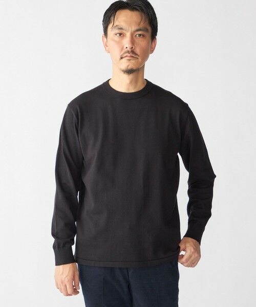 SHIPS / シップス ニット・セーター | SHIPS:〈洗濯機可能〉コットン ウール TEXBRID(R) クルーネック プルオーバー ニット | 詳細22
