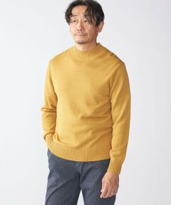 SHIPS / シップス ニット・セーター | SHIPS:〈手洗い可能〉9ゲージ コンフォート モックネック プルオーバー ニット