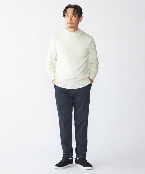 SHIPS / シップス ニット・セーター | SHIPS:〈手洗い可能〉9ゲージ コンフォート モックネック プルオーバー ニット | 詳細3