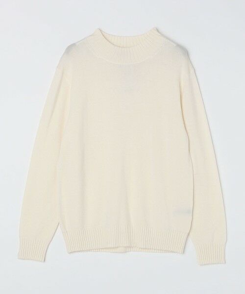 SHIPS / シップス ニット・セーター | SHIPS:〈手洗い可能〉9ゲージ コンフォート モックネック プルオーバー ニット | 詳細4