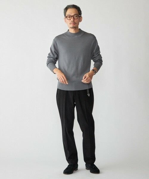 SHIPS / シップス ニット・セーター | SHIPS:〈手洗い可能〉9ゲージ コンフォート モックネック プルオーバー ニット | 詳細7