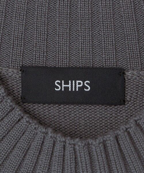 SHIPS / シップス ニット・セーター | SHIPS:〈手洗い可能〉9ゲージ コンフォート モックネック プルオーバー ニット | 詳細15