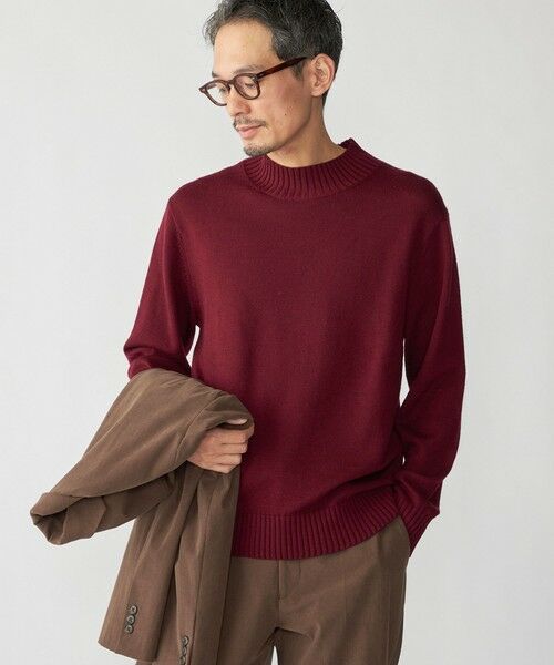 SHIPS / シップス ニット・セーター | SHIPS:〈手洗い可能〉9ゲージ コンフォート モックネック プルオーバー ニット | 詳細17