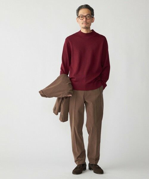 SHIPS / シップス ニット・セーター | SHIPS:〈手洗い可能〉9ゲージ コンフォート モックネック プルオーバー ニット | 詳細18