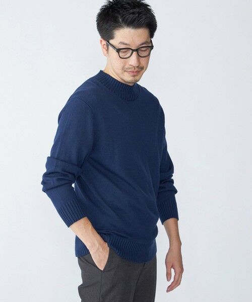SHIPS / シップス ニット・セーター | SHIPS:〈手洗い可能〉9ゲージ コンフォート モックネック プルオーバー ニット | 詳細27