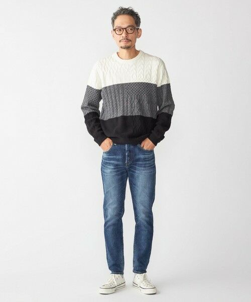 SHIPS / シップス ニット・セーター | SHIPS: 〈手洗い可能〉コットン ウール アラン プルオーバー ニット | 詳細5