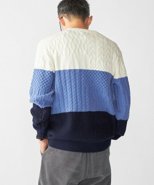 SHIPS / シップス ニット・セーター | SHIPS: 〈手洗い可能〉コットン ウール アラン プルオーバー ニット | 詳細15