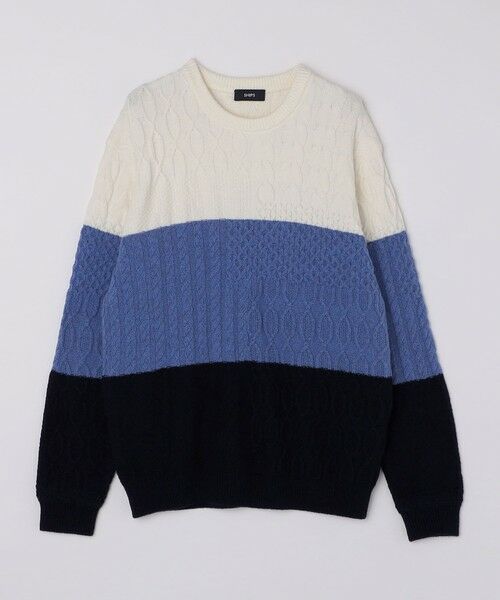SHIPS / シップス ニット・セーター | SHIPS: 〈手洗い可能〉コットン ウール アラン プルオーバー ニット | 詳細17