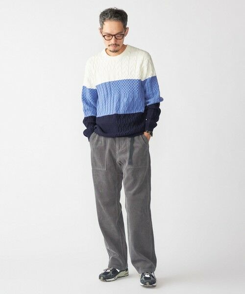 SHIPS / シップス ニット・セーター | SHIPS: 〈手洗い可能〉コットン ウール アラン プルオーバー ニット | 詳細9