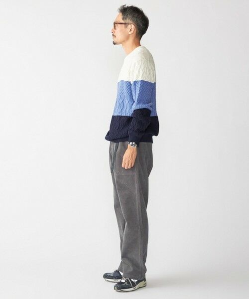 SHIPS / シップス ニット・セーター | SHIPS: 〈手洗い可能〉コットン ウール アラン プルオーバー ニット | 詳細10