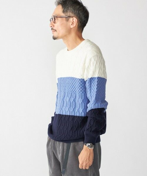 SHIPS / シップス ニット・セーター | SHIPS: 〈手洗い可能〉コットン ウール アラン プルオーバー ニット | 詳細14