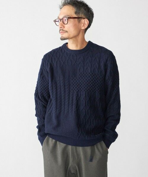 SHIPS / シップス ニット・セーター | SHIPS: 〈手洗い可能〉コットン ウール アラン プルオーバー ニット | 詳細25