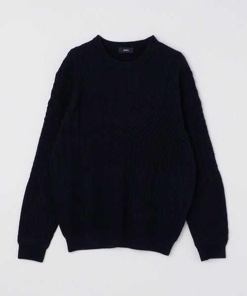 SHIPS / シップス ニット・セーター | SHIPS: 〈手洗い可能〉コットン ウール アラン プルオーバー ニット | 詳細26
