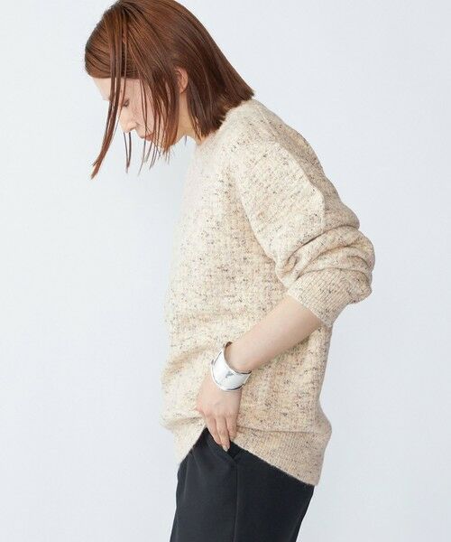 SHIPS / シップス ニット・セーター | 【WEB限定】SHIPS:〈手洗い可能〉カラー ネップ ワッフル クルーネック ニット | 詳細8