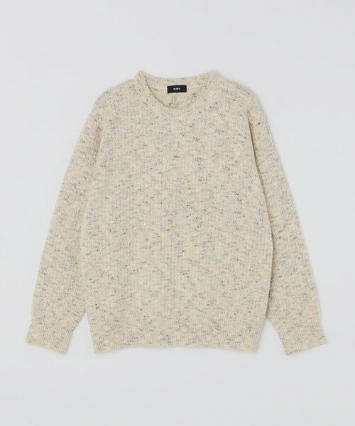 SHIPS / シップス ニット・セーター | 【WEB限定】SHIPS:〈手洗い可能〉カラー ネップ ワッフル クルーネック ニット | 詳細15