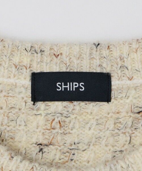 SHIPS / シップス ニット・セーター | 【WEB限定】SHIPS:〈手洗い可能〉カラー ネップ ワッフル クルーネック ニット | 詳細18