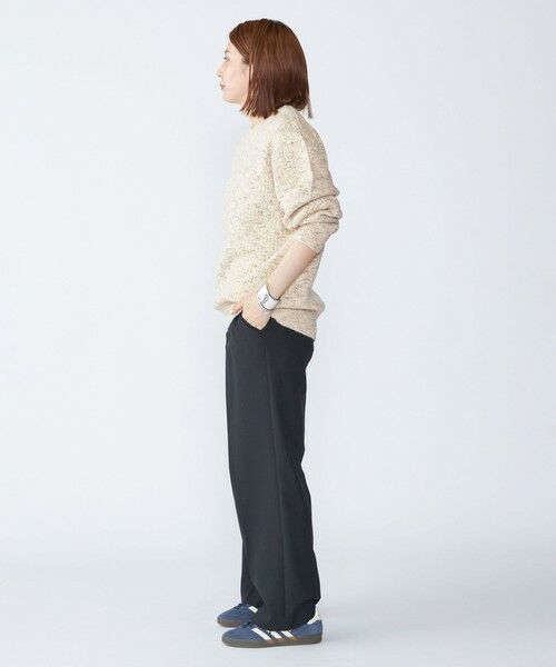 SHIPS / シップス ニット・セーター | 【WEB限定】SHIPS:〈手洗い可能〉カラー ネップ ワッフル クルーネック ニット | 詳細2