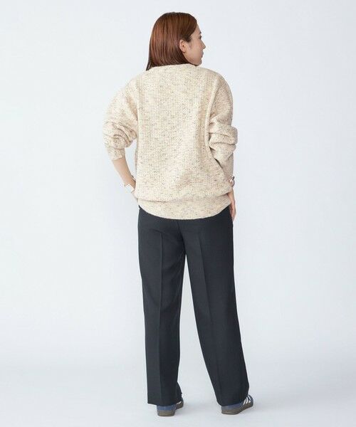 SHIPS / シップス ニット・セーター | 【WEB限定】SHIPS:〈手洗い可能〉カラー ネップ ワッフル クルーネック ニット | 詳細3