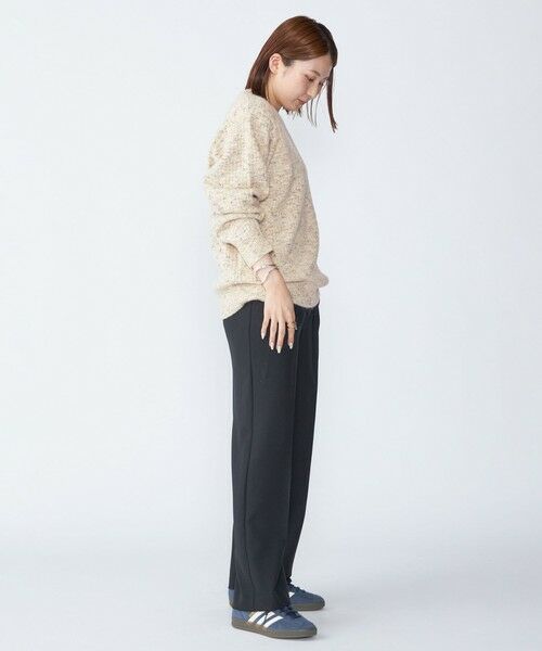 SHIPS / シップス ニット・セーター | 【WEB限定】SHIPS:〈手洗い可能〉カラー ネップ ワッフル クルーネック ニット | 詳細5