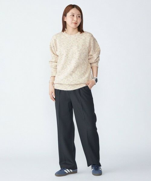 SHIPS / シップス ニット・セーター | 【WEB限定】SHIPS:〈手洗い可能〉カラー ネップ ワッフル クルーネック ニット | 詳細6