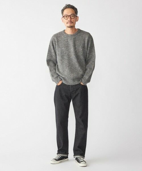 SHIPS / シップス ニット・セーター | 【WEB限定】SHIPS:〈手洗い可能〉カラー ネップ ワッフル クルーネック ニット | 詳細21