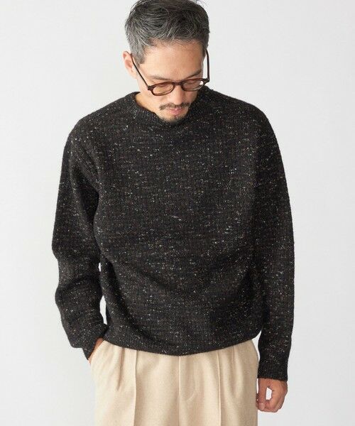 SHIPS / シップス ニット・セーター | 【WEB限定】SHIPS:〈手洗い可能〉カラー ネップ ワッフル クルーネック ニット | 詳細28