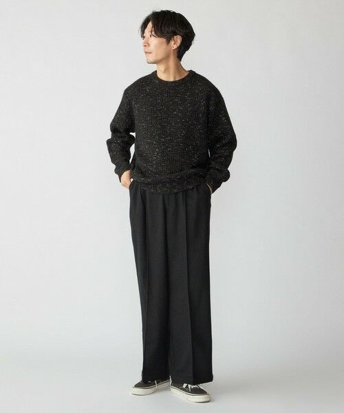 SHIPS / シップス ニット・セーター | 【WEB限定】SHIPS:〈手洗い可能〉カラー ネップ ワッフル クルーネック ニット | 詳細26