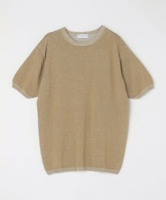 SHIPS / シップス ニット・セーター | 【SHIPS別注】Rencontrant: リネン クルーネック ニットTシャツ