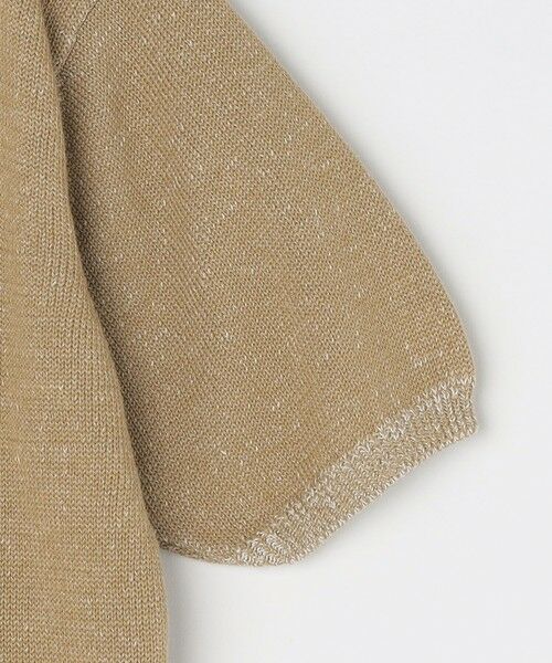 SHIPS / シップス ニット・セーター | 【SHIPS別注】Rencontrant: リネン クルーネック ニットTシャツ | 詳細4