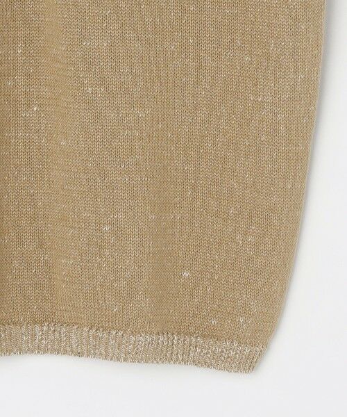 SHIPS / シップス ニット・セーター | 【SHIPS別注】Rencontrant: リネン クルーネック ニットTシャツ | 詳細5