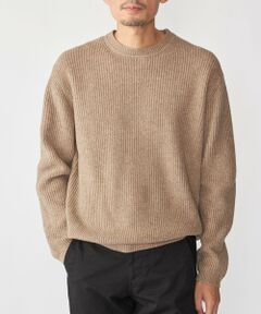 SHIPS / シップス ニット・セーター | SHIPS: 〈手洗い可能〉7ゲージ ブラッシュド クルーネック プルオーバー