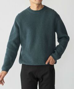 SHIPS / シップス ニット・セーター | SHIPS: 〈手洗い可能〉7ゲージ ブラッシュド クルーネック プルオーバー