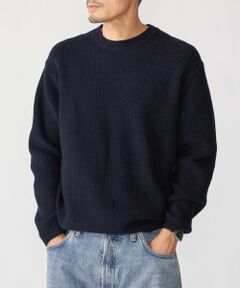 SHIPS / シップス ニット・セーター | SHIPS: 〈手洗い可能〉7ゲージ ブラッシュド クルーネック プルオーバー