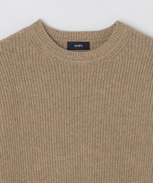 SHIPS / シップス ニット・セーター | SHIPS: 〈手洗い可能〉7ゲージ ブラッシュド クルーネック プルオーバー | 詳細13
