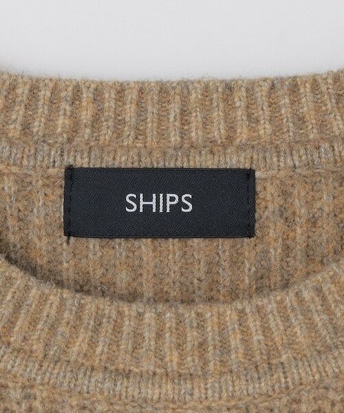 SHIPS / シップス ニット・セーター | SHIPS: 〈手洗い可能〉7ゲージ ブラッシュド クルーネック プルオーバー | 詳細14