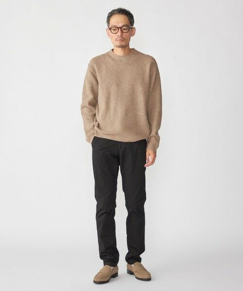 SHIPS / シップス ニット・セーター | SHIPS: 〈手洗い可能〉7ゲージ ブラッシュド クルーネック プルオーバー | 詳細3