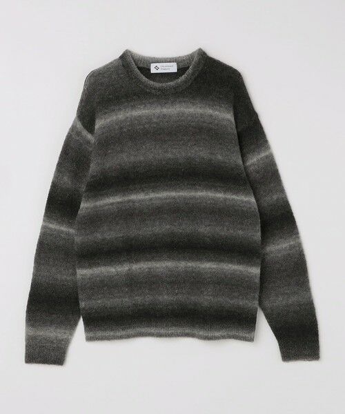 SHIPS / シップス ニット・セーター | City Ambient Products: 〈手洗い可能〉グラデーション オンブレ ボーダー クルーネック ニット | 詳細1
